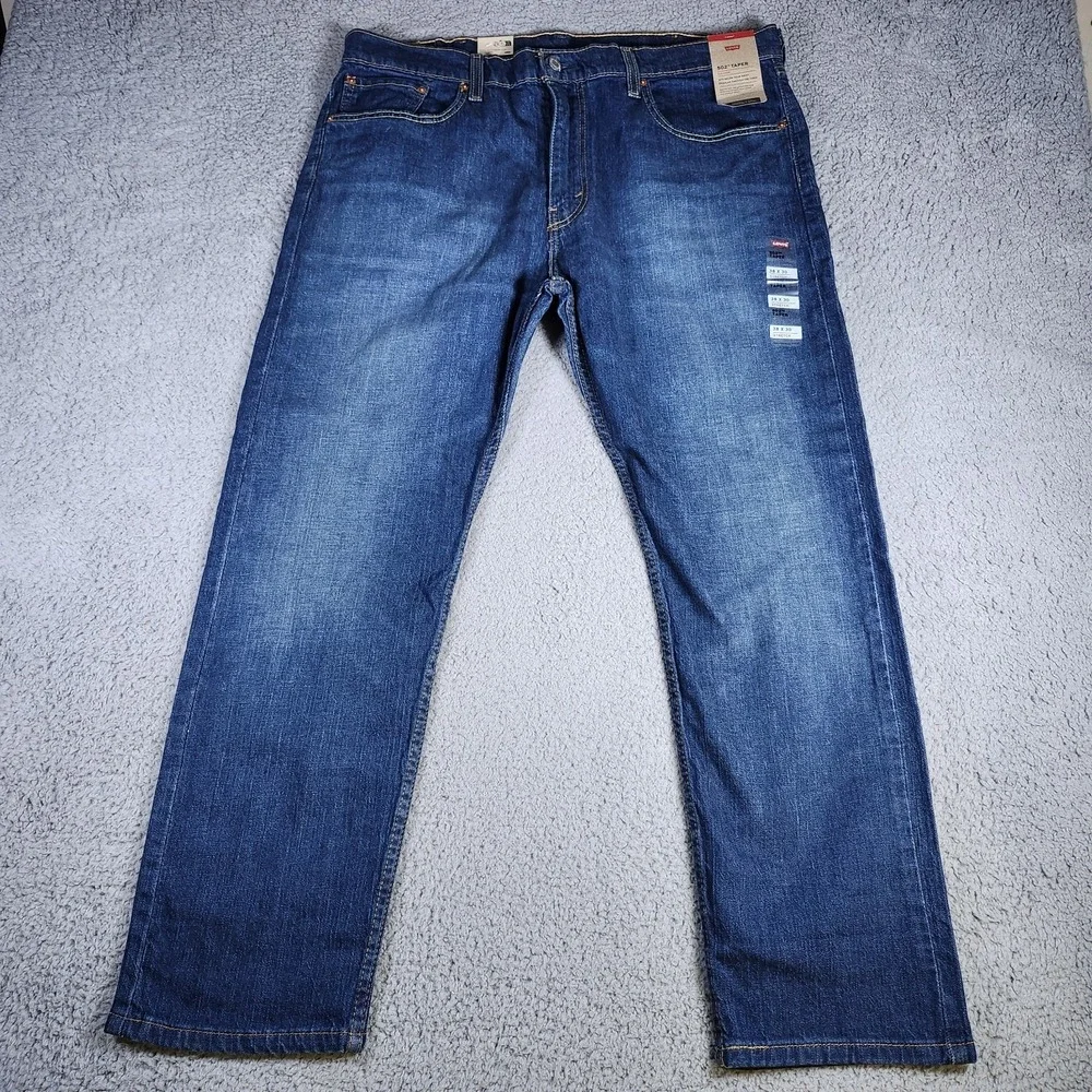 Levi's 502 Men's Denim Taper Fit Jeans Color‎ Blue 38x30